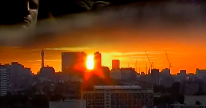 28 Days Later sunset reflection