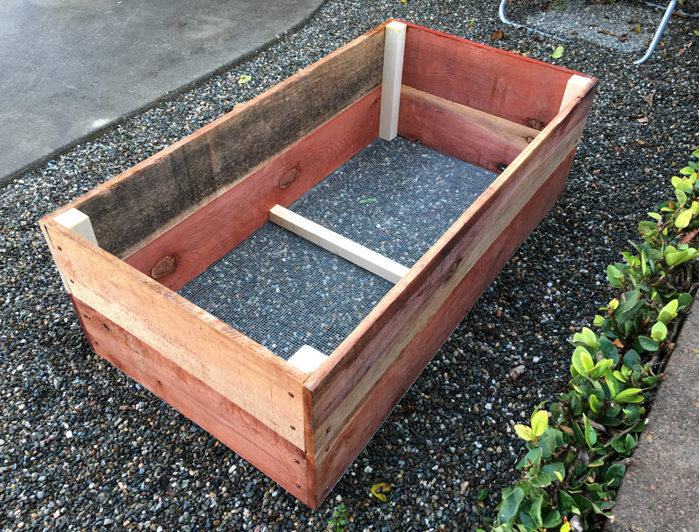 Home Made Redwood Planter Box