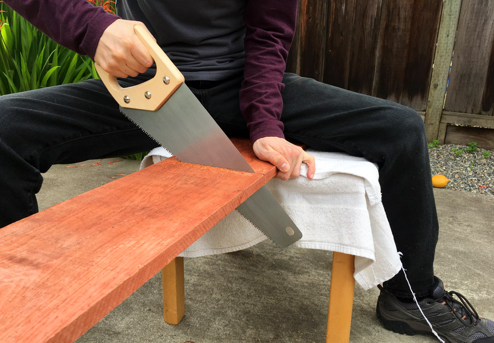 Cutting Redwood Boards For Planter Box