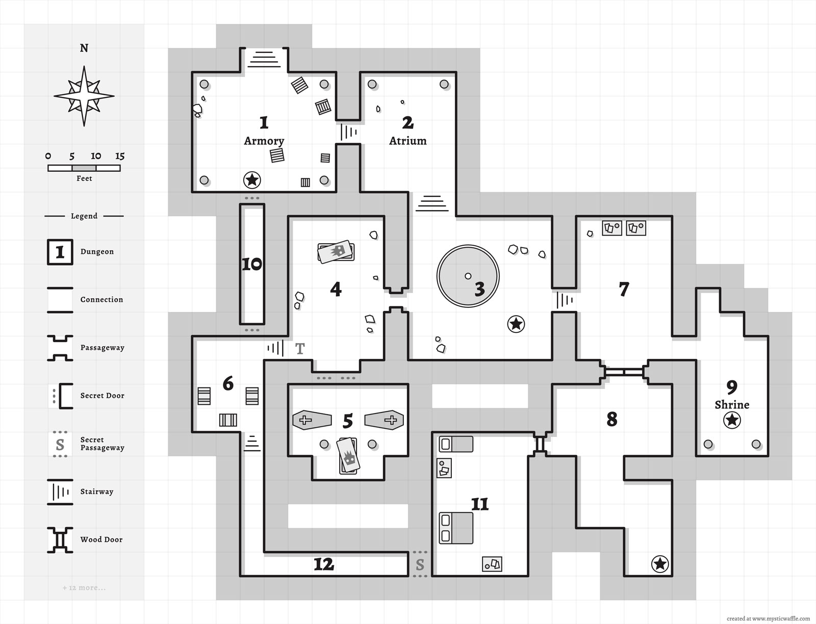 Dungeon generator settings