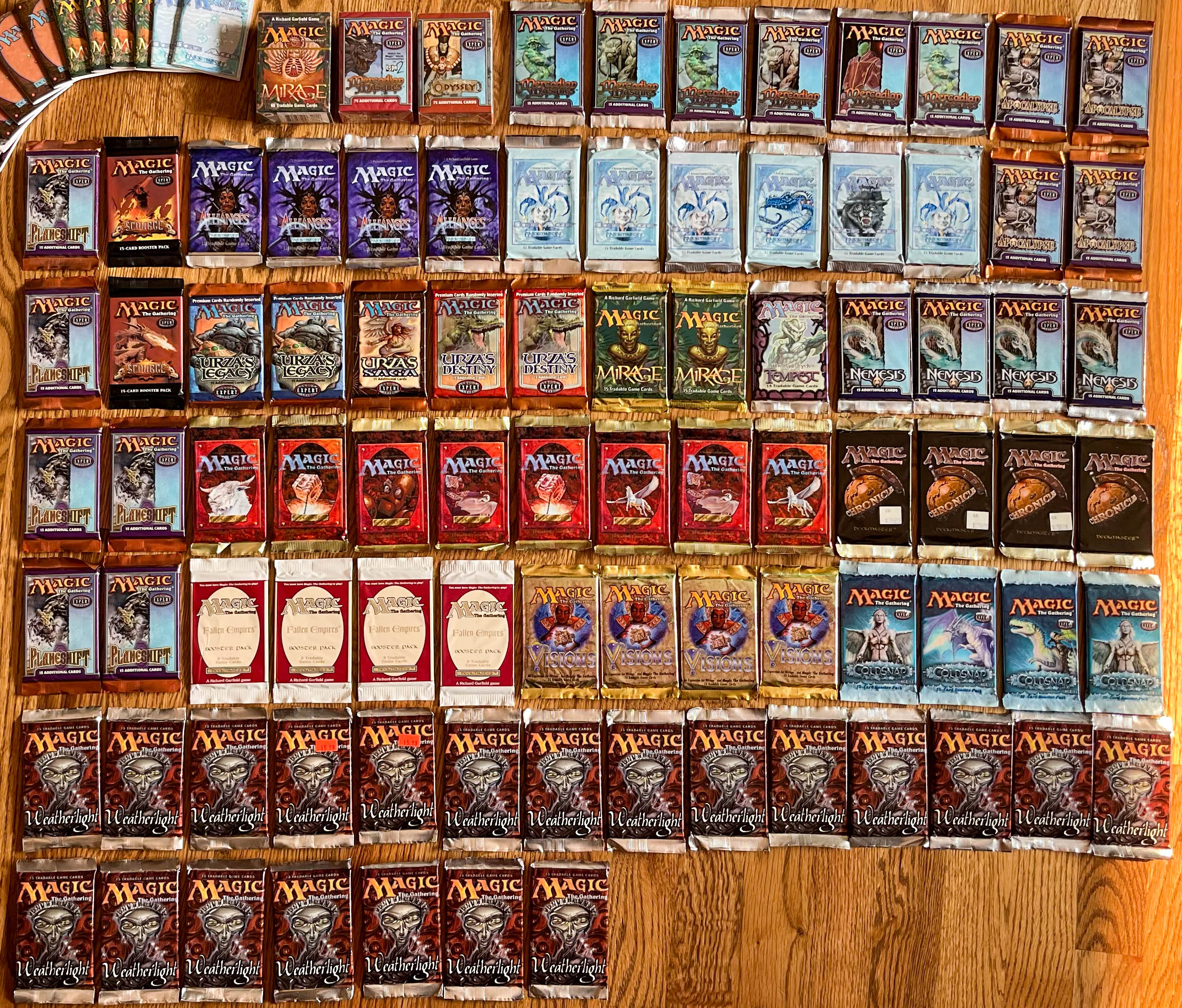 Old MTG Booster Packs and Starter Decks