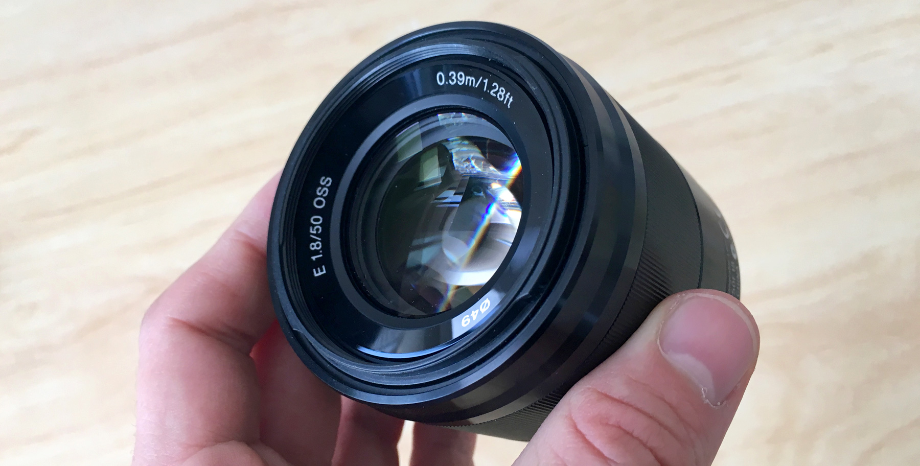 Sony E Mount 50mm F1.8 OSS Lens