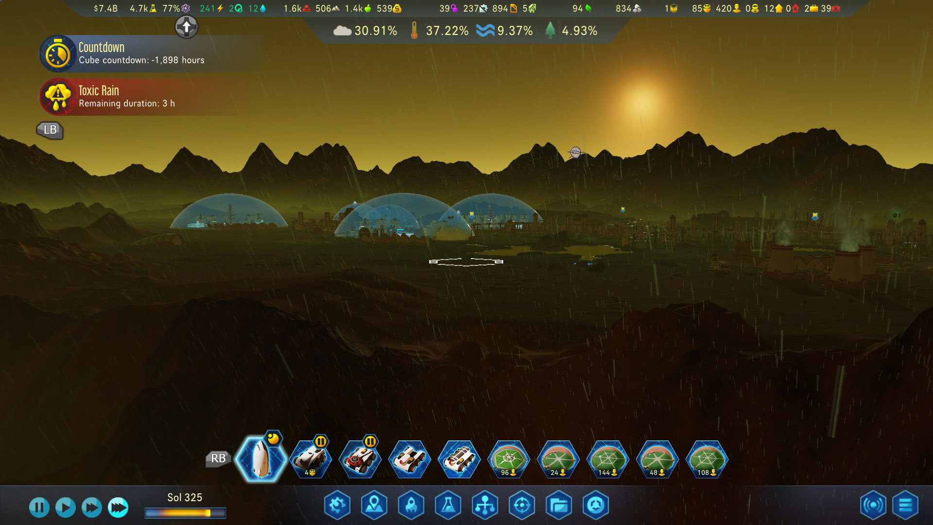 Surviving Mars mountain ridge