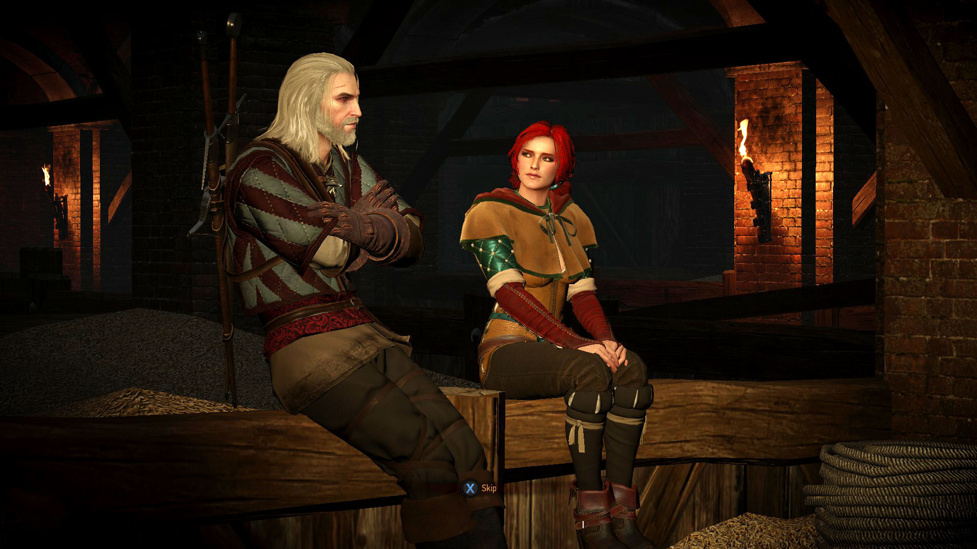 Geralt And Triss Merigold