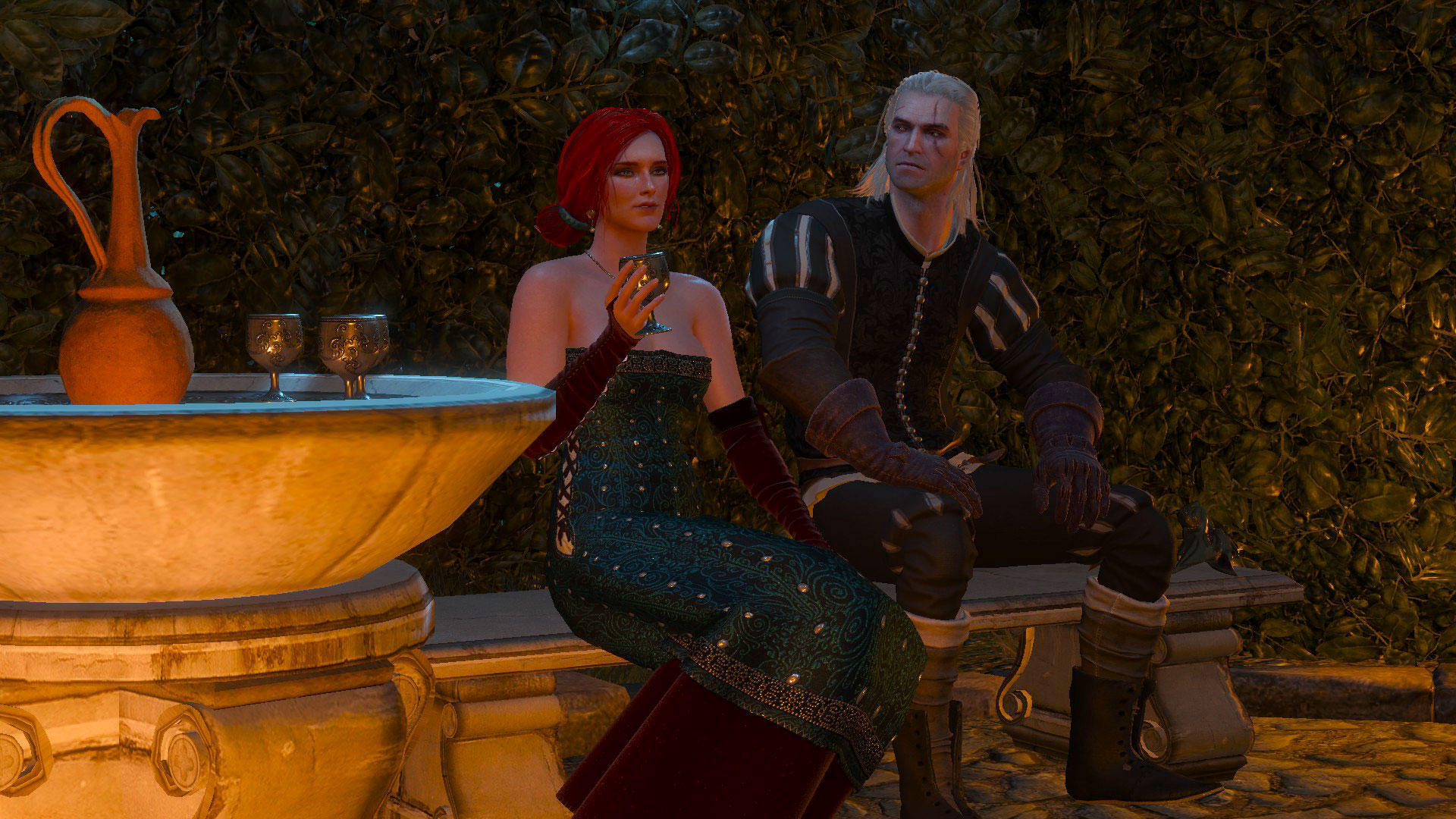 Triss And Geralt