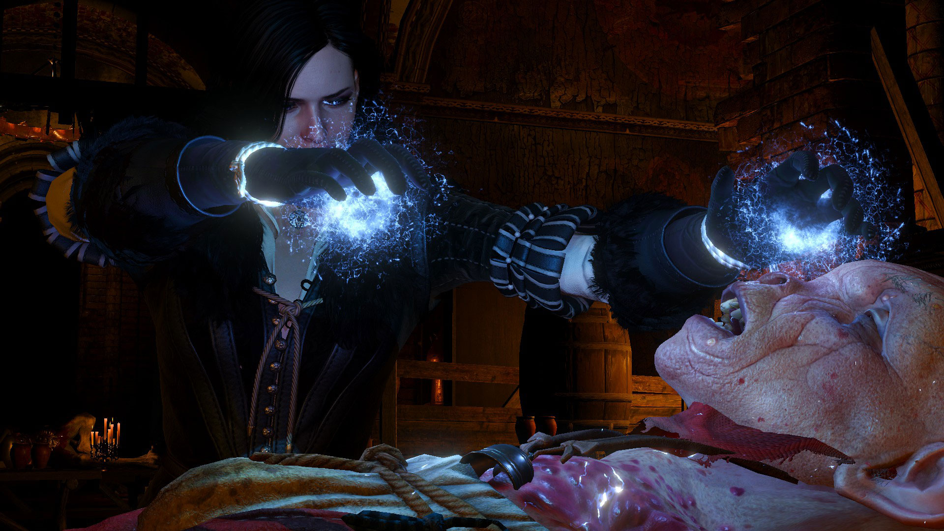 Yennefer Casting A Spell On Uma