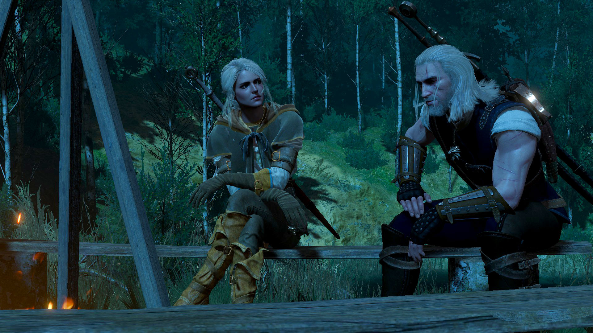 Ciri And Geralt