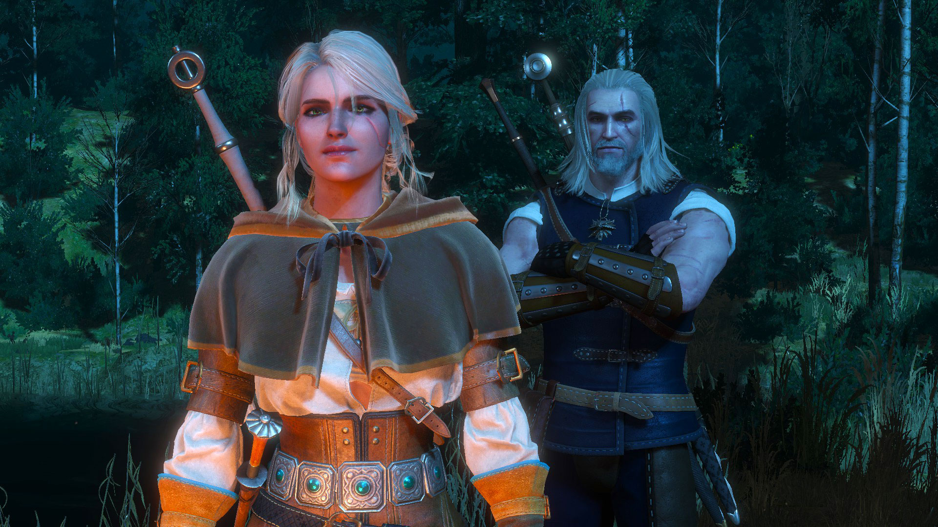 Ciri And Geralt