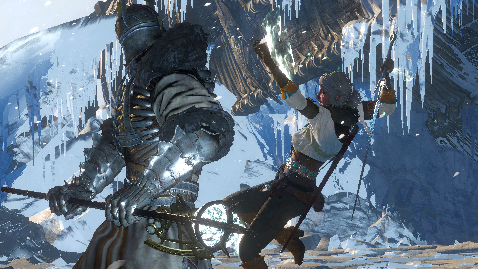 Ciri In Combat With Caranthir