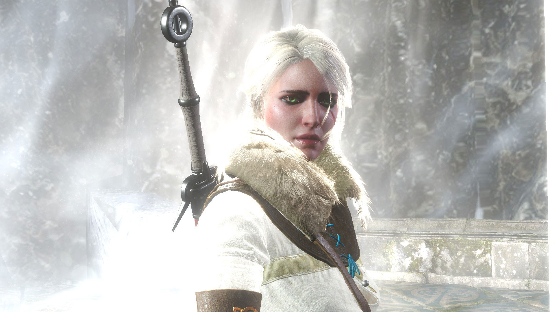 Ciri Encircled By White Light