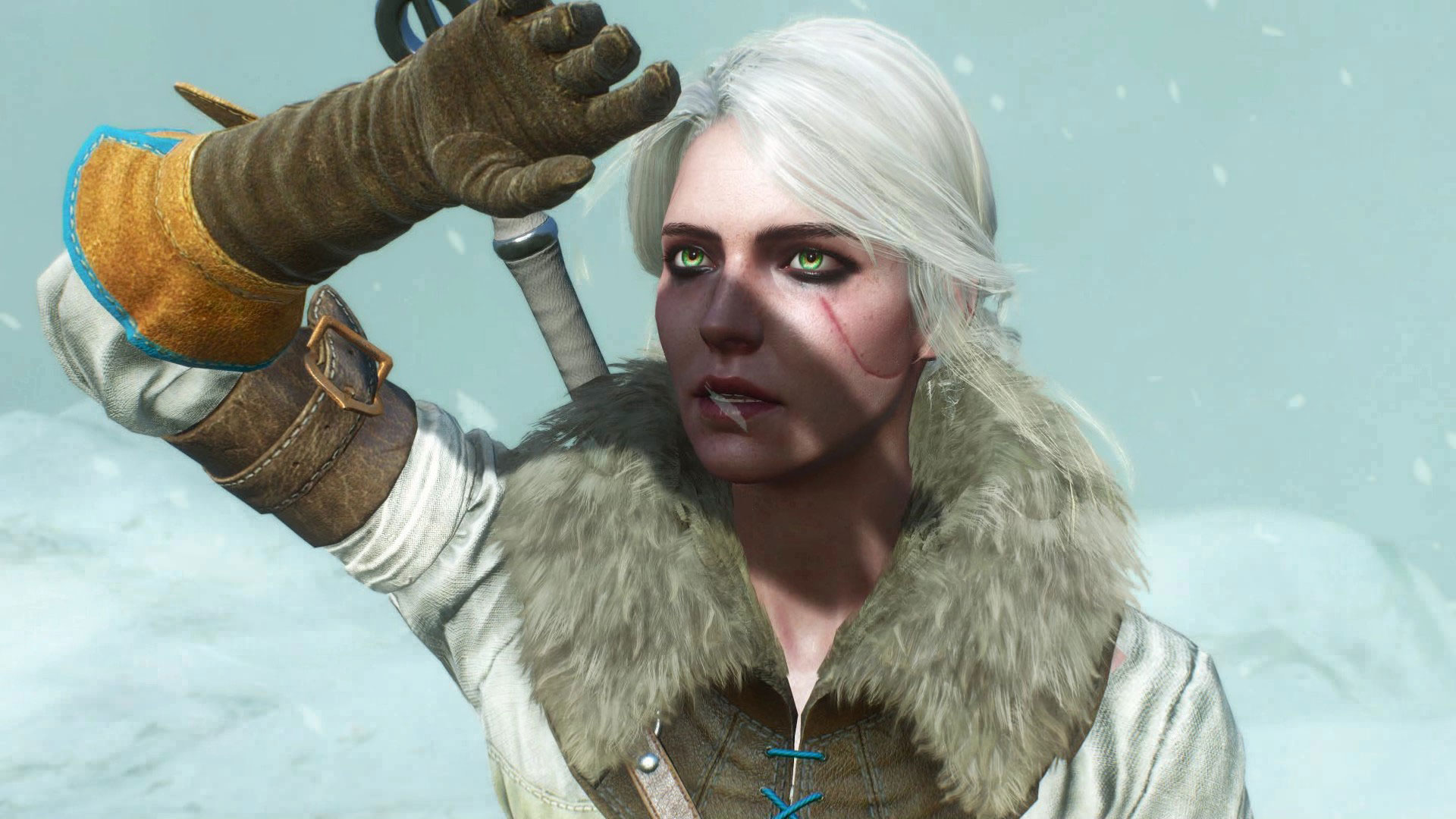 Ciri Looking Into The Light